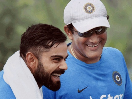 Anil Kumble agrees with Indian captain Virat Kohli's idea of having five permanent Test centres | विवाद के बाद इस्तीफा देने वाले कोच कुंबले किया कोहली का समर्थन, दिया ये बड़ा बयान