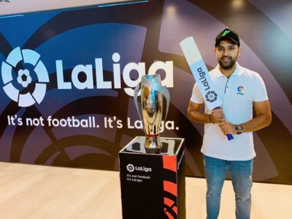 La Liga Appoints Cricketer Rohit Sharma as Brand Ambassador in India | ला लीगा के इतिहास में ब्रैंड एम्बेसडर बनने वाल पहले गैर फुटबॉलर बने रोहित शर्मा