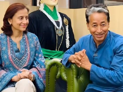 Ladakh violence Sonam Wangchuck wife approaches Supreme Court for his release | Ladakh Violence: सोनम वांगचुक की रिहाई के लिए पत्नी पहुंची सुप्रीम कोर्ट, याचिका की दायर Ladakh violence Sonam Wangchuck wife approaches Supreme Court for his release | Ladakh Violence: सोनम वांगचुक की रिहाई के लिए पत्नी पहुंची सुप्रीम कोर्ट, याचिका की दायर