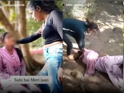 VIDEO: Lady gang terrorizes Jabalpur; young woman kidnapped and brutally beaten, video also made | VIDEO: जबलपुर में लेडी गैंग का आतंक, युवती का अपहरण कर की बेरहमी से पिटाई, वीडियो भी बनाया