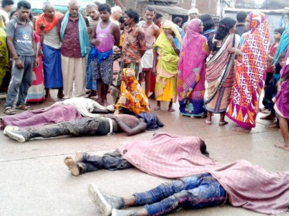 Bihar lakhisarai road accident 8 dead many injured | बिहार के लखीसराय में भीषण सड़क हादसा: बेकाबू ट्रक ने बारात में लोगों को रौंदा, 8 की मौत