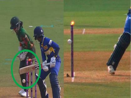 VIDEO: Sri Lanka's Kavisha Dilhari's bizarre stoppage against Bangladesh in the Women's World Cup match leaves everyone stunned | VIDEO: महिला विश्व कप के मैच में बांग्लादेश के खिलाफ श्रीलंका की कविशा दिलहारी अजीब तरीके से हुई स्टपिंग, सभी हैरान