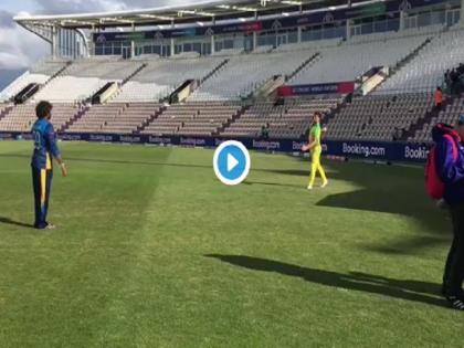 ICC World Cup 2019: Lasith Malinga Shares bowling tips With Marcus Stoinis, watch Viral Video | CWC 2019: श्रीलंका की हार के बाद लसिथ मलिंगा ने ऑस्ट्रेलियाई खिलाड़ी से साझा किए 'गेंदबाजी के राज', वीडियो हुआ वायरल