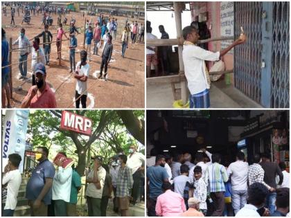 liquor shops opens in lockdown 3 india see pictures and video how people are crazy for buying alcohol | दिल्ली से लेकर बेंगलुरु तक, शराब की दुकानों पर दिखा गजब का नजारा, कहीं पूजा तो कहीं एक किलोमीटर तक लंबी लाइन, देखें वीडियो