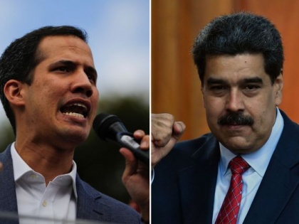 Venezuela president nicolas maduro organises a rally against opposition leader khwan garido | वेनेजुएला में स्वतंत्रता दिवस पर विपक्षी नेता गुइदो ने निकाली रैली, मादुरो ने भी किया सैन्य परेड का नेतृत्व
