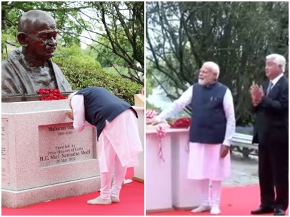 Watch PM Modi unveils Mahatma Gandhi's statue in Hiroshima Japan | देखें: पीएम मोदी ने जापान के हिरोशिमा में महात्मा गांधी की प्रतिमा का किया अनावरण, कहा- दुनिया 'हिरोशिमा' शब्द सुनते ही कांप जाती है...