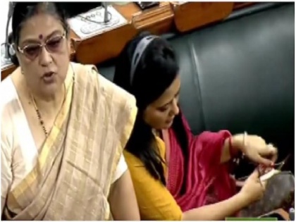 Did Mahua Moitra hide her bag during price rise debate Viral video | क्या संसद में महंगाई पर चर्चा के दौरान अपना कीमती बैग छिपा रही थीं महुआ मोइत्रा? वीडियो वायरल