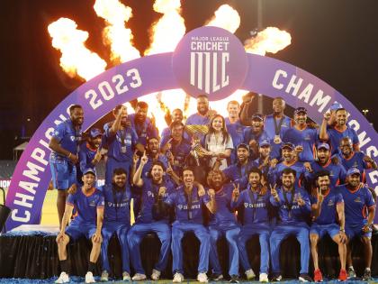 Major League Cricket 2023 mcl Nicholas Pooran’s blitzkrieg ton 55 balls 137 runs 10 four 13 six hands MI New York Major League Cricket 2023 title see video nita ambani | Major League Cricket 2023: पूरन धमाका, 55 गेंद, 137 रन, 10 चौका और 13 छक्का, मात्र 40 गेंद शतक, मुंबई इंडियंस न्यूयॉर्क चैंपियन, फाइनल में सिएटल ओर्कास को रौंदा, देखें वीडियो