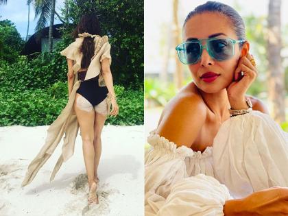 मलाइका अरोड़ा ने इंटरनेट पर शेयर की Beach Bum की तस्वीरें, देखें वायरल फोटोज