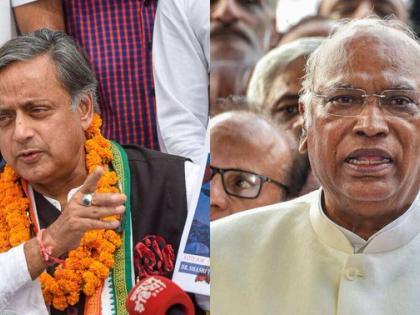 Congress President's post election Mallikarjun Kharge and Shashi Tharoor After 24 years president outside Gandhi family 96 percent voting, counting of votes tomorrow | कांग्रेस अध्यक्ष पद चुनावः 24 साल बाद बनेगा गांधी परिवार के बाहर का अध्यक्ष, 96 प्रतिशत मतदान, कल मतगणना, जानें सबकुछ Congress President's post election Mallikarjun Kharge and Shashi Tharoor After 24 years president outside Gandhi family 96 percent voting, counting of votes tomorrow | कांग्रेस अध्यक्ष पद चुनावः 24 साल बाद बनेगा गांधी परिवार के बाहर का अध्यक्ष, 96 प्रतिशत मतदान, कल मतगणना, जानें सबकुछ