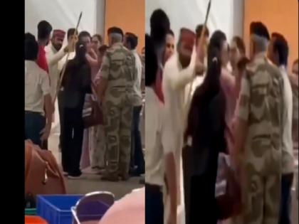 Kangana Ranaut Slapped Two slapping incidents at Chandigarh airport Woman from Kangana Ranaut team attacked team partner slapped her | Kangana Ranaut Slapped: चंडीगढ़ एयरपोर्ट पर दो थप्पड़ कांड; कंगना रनौत की टीम की महिला पर हमला, साथीदार ने मारा तमाचा Kangana Ranaut Slapped Two slapping incidents at Chandigarh airport Woman from Kangana Ranaut team attacked team partner slapped her | Kangana Ranaut Slapped: चंडीगढ़ एयरपोर्ट पर दो थप्पड़ कांड; कंगना रनौत की टीम की महिला पर हमला, साथीदार ने मारा तमाचा