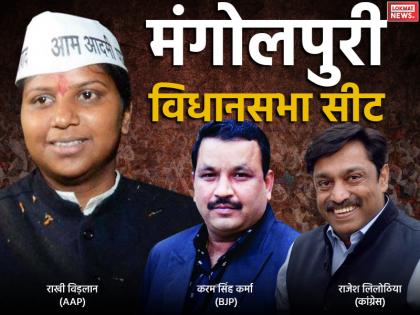 Mangolpuri Assembly election (vidhan Sabha) Constituency result live update vote counting percentage winner loser party candidate ka taza Samachar Bulletin news in hindi | Mangolpuri Vidhan Sabha Result: मंगोलपुरी से AAP उम्मीदवार राखी बिड़लान जीतीं, भारी अंतर से बीजेपी को दी शिकस्त