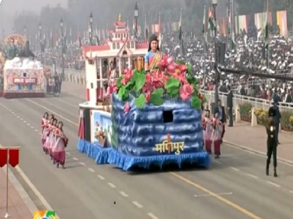 Republic Day 2024 A glimpse of 'women power' seen in Manipur's tableau in the Path of Duty parade, know why this tableau was special | Republic Day 2024: कर्तव्य पथ की परेड में मणिपुर की झांकी में दिखी 'नारी शक्ति' की झलक, जानें क्यों खास रही ये झांकी