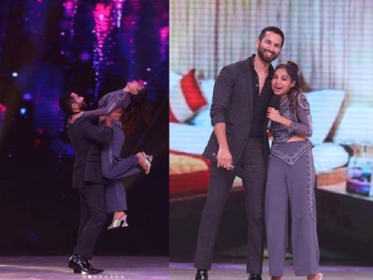 Shahid Kapoor reached the set of Jhalak Dikhhla Jaa 11 show did romantic dance with Manisha Rani, cute video goes viral | Jhalak Dikhhla Jaa 11 शो के सेट पर पहुंचे शाहिद कपूर, मनीषा रानी के संग किया रोमांटिक डांस, क्यूट वीडियो वायरल
