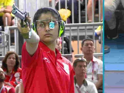 Manu Bhaker secures India's 7th Olympic quota in shooting, but misses medal | मनु भाकर ने भारत के लिए हासिल किया सातवां ओलंपिक कोटा, मेडल से चूकीं