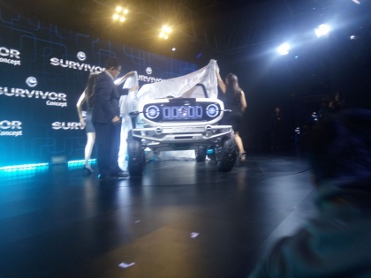 Auto Expo 2018: Maruti Suzuki E-Survivor showcase see features | Auto Expo 2018: Maruti Suzuki E-Survivor से उठा पर्दा, जानें क्यूं अनोखी है ये 2 सीटर SUV