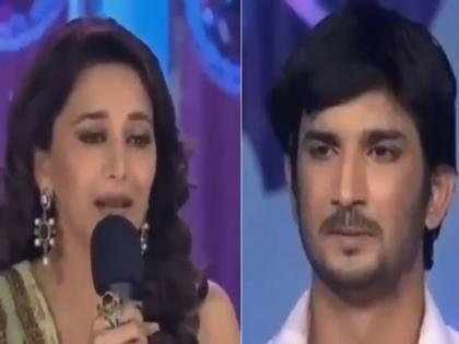 sushant singh rajput crying for mom front of Madhuri Dixit video viral | VIDEO: जब मां को याद कर रोने लगे थे सुशांत सिंह राजपूत, माधुरी दीक्षित भी नहीं रोक पाईं थी अपने आंसू