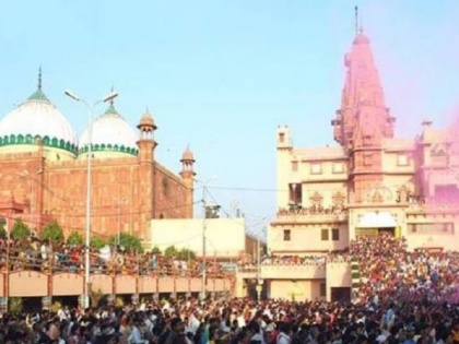 Shri Krishna Janmashtami BJP MP shared photo of Mathura temple and mosque | श्रीकृष्ण जन्माष्टमी पर भाजपा सांसद ने मथुरा की तस्वीर शेयर कर लिखा, ये दृश्य मेरे हृदय में काँटे की तरह चुभता है