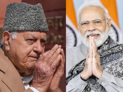 Prime Minister Narendra Modi flagged off the electric train in Jammu and Kashmir, Farooq Abdullah said - "Thank you Modi ji" | प्रधानमंत्री नरेंद्र मोदी ने जम्मू-कश्मीर में इलेक्ट्रीक ट्रेन को दिखाई हरी झंडी, फारूक अब्दुल्ला बोले- "थैंक्यू मोदी जी"