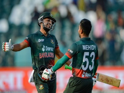 BAN vs AFG Asia Cup 2023 With the help of centuries from Mehdi and Shanto, Bangladesh gave a big target of 335 runs to Afghanistan | BAN vs AFG: मेहदी, शान्तो के शतक की मदद से बांग्लादेश ने अफगानिस्तान को दिया 335 रनों का बड़ा लक्ष्य