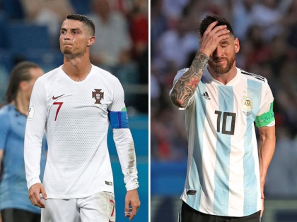 FIFA World Cup 2018: Lionel Messi, Cristiano Ronaldo exit draws bizzare comments on social media | FIFA: थमा दो महान खिलाड़ियों मेसी-रोनाल्डो का सफर, हैरान फैंस ने सोशल मीडिया में जमकर किए कमेंट्स