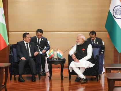 BIMSTEC Summit in Bangkok 3145 killed and 4,589 injured pm narendra modi Met Senior General Min Aung Hlaing provide all possible help earthquake-hit Myanmar | BIMSTEC Summit in Bangkok 2025: 3145 की मौत और 4,589 घायल?, म्यांमा को हर संभव सहायता देंगे?, मिन आंग ह्लाइंग से मिले पीएम मोदी, देखें फोटो