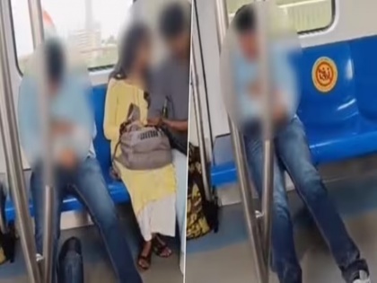 Shameful Man masturbates in Metro Delhi Police registers case after video goes viral DMRC react | शर्मनाक! मेट्रो में शख्स ने किया हस्तमैथुन, वीडियो वायरल होने के बाद दिल्ली पुलिस ने दर्ज किया केस, DMRC का भी आया जवाब