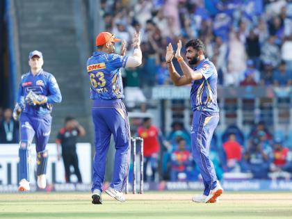 Mumbai Indians won 54 runs IPL 2025 Lucknow revenge in Mumbai 5th consecutive win Bumrah 4 overs 22 runs 4 wickets shines after Ryan Rickelton Suryakumar Yadav | MI vs LSG IPL 2025: लखनऊ का बदला मुंबई में?, मुंबई इंडियंस की लगातार 5वीं जीत, एलएसजी को हराया, रिकलटन-सूर्यकुमार के बाद बुमराह 'चौका'
