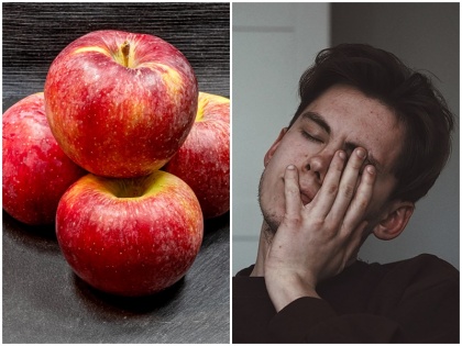 Eating chopped apple morning empty stomach cure migraine problem forever juice very beneficial common headache dizziness | रात में कटा हुआ सेब को सुबह खाली पेट खाने से माइग्रेन की परेशानी हमेशा के लिए हो सकती है दूर, इसका जूस भी है आम सिर दर्द व चक्कर में है बुहत लाभदायक