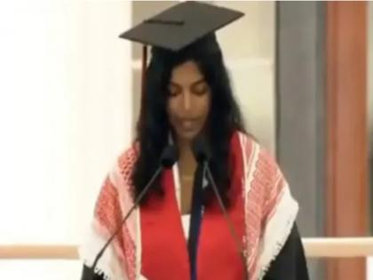 Indian-origin Megha Vemuri gave a controversial speech in support of Palestine at MIT College, causing uproar across the world | MIT कॉलेज में भारतीय मूल की मेघा वेमुरी ने फिलिस्तीन के समर्थन में ऐसी स्पीच कि दुनियाभर में मच गया हंगामा | WATCH