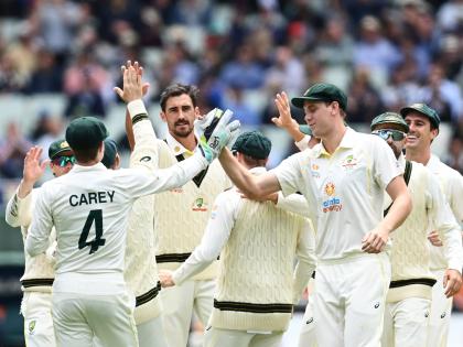Ashes 2021 ENG 185 AUS 61-1 Australia vs England 3rd Test Pat Cummins and Nathan Lyon | Ashes 2021: पैट कमिंस और नाथन लियोन ने इंग्लैंड को दिया झटका, 185 पर आउट, ऑस्ट्रेलिया 124 रन पीछे