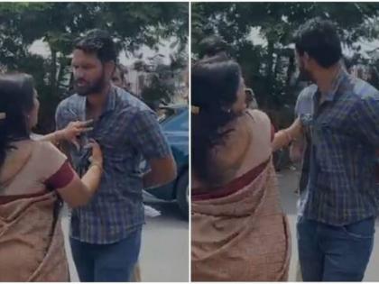 Mira Bhayander Municipal Corporation Independent MLA Geeta Jain slaps junior engineer Shubham Patil and publicly abuses Sanjay Soni engineers file complaint SEE VIDEO | मीरा भायंदर नगर निगमः निर्दलीय विधायक गीता जैन ने कनिष्ठ अभियंता पाटिल को थप्पड़ मारी और सोनी को सार्वजनिक रूप से गाली दी, इंजीनियरों ने शिकायत दर्ज कराई