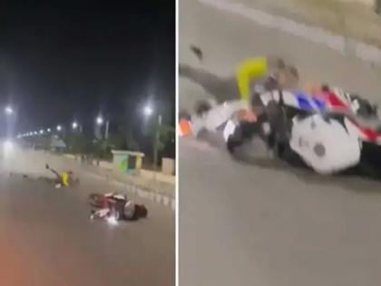 madhya pradesh news viral video shows how a bike stunt goes wrong in bhopal ips share post with a strong message | "ज़िन्दगी ना मिलेगी दोबारा..."बाइक स्टंट हादसे के इस वायरल वीडियो को देख आईपीएस अधिकारी ने कह दी यह बात madhya pradesh news viral video shows how a bike stunt goes wrong in bhopal ips share post with a strong message | "ज़िन्दगी ना मिलेगी दोबारा..."बाइक स्टंट हादसे के इस वायरल वीडियो को देख आईपीएस अधिकारी ने कह दी यह बात