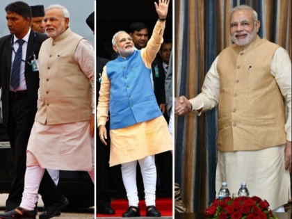 Happy B'Day Narendra Modi: Narendra Modi most popular outfits which turned him style icon for India's young generation | Happy B'Day Narendra Modi: फैशन के मामले में युवाओं पर भी भारी पड़ते हैं पीएम मोदी, ये है सबूत