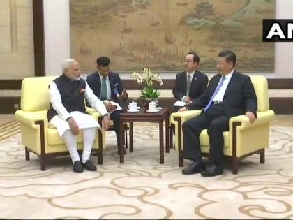 PM Narendra Meets Xi Zinping in Wuhan, talk from the hearts | शी जिनपिंग से मिले पीएम नरेंद्र मोदी, वुहान में की 'दिल से दिल' की बात