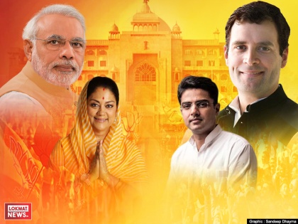 rajasthan assembly election 2018: rahul gandhi narendra modi state visit bjp congress tough fight | राहुल गांधी राजस्थान का तूफानी दौरा कर PM मोदी पर पड़ेंगे भारी? CM वसुंधरा के गढ़ में लगाएंगे सेंध 