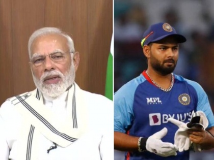 PM Modi spoke to Rishabh Pant's mother inquired about the cricketer's health | पीएम मोदी ने ऋषभ पंत की मां से की बात, क्रिकेटर के स्वास्थ्य के बारे में ली जानकारी