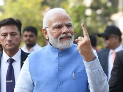 Gujarat Polls Phase 2 PM Modi will vote in Ahmedabad today Appealed to people to vote in large numbers | Gujarat Polls Phase 2: दूसरे चरण का मतदान जारी, पीएम मोदी ने अहमदाबाद में डाला वोट; 9 बजे तक 4.75% हुआ मतदान Gujarat Polls Phase 2 PM Modi will vote in Ahmedabad today Appealed to people to vote in large numbers | Gujarat Polls Phase 2: दूसरे चरण का मतदान जारी, पीएम मोदी ने अहमदाबाद में डाला वोट; 9 बजे तक 4.75% हुआ मतदान