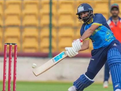 Vijay Hazare Trophy 2024-25 Mohammed Shami 42 runs 34 balls 5 fours 1 six 1 wixket  Knocking Door Champions Trophy Selection Another Superb Cameo Bat | Vijay Hazare Trophy 2024-25: 42 रन, 34 गेंद, 5 चौके, 1 छक्का  और 1 विकेट?, चैंपियंस ट्रॉफी से पहले बल्ले और बॉल से धमाल, जसप्रीत बुमराह की जगह लेंगे शमी