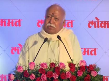 RSS Mohan Bhagwat says What was said in Dharm sansad is not Hindutva | धर्म संसद में जो कहा गया वह हिंदुत्व नहीं, लोकमत के कार्यक्रम में बोले मोहन भागवत
