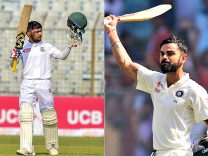 Mominul Haque equals Virat Kohli’s record during 1st Test against West Indies | विराट के रिकॉर्ड की बराबरी पर पहुंचा ये बांग्लादेशी, कोहली से कम पारियों में किया कमाल