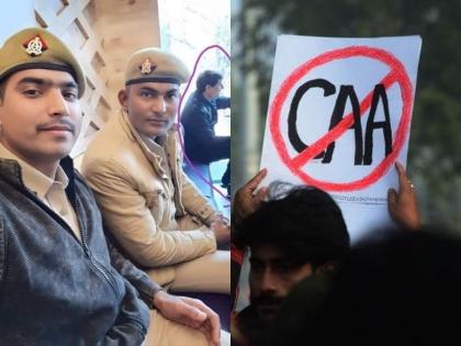 Moradabad Police promotional post is going viral during CAA protest | CAA विरोध के बीच पुलिस की ये इमोशनल कर देने वाली पोस्ट हो रही है वायरल, तस्वीर में छिपी है ये खास बात Moradabad Police promotional post is going viral during CAA protest | CAA विरोध के बीच पुलिस की ये इमोशनल कर देने वाली पोस्ट हो रही है वायरल, तस्वीर में छिपी है ये खास बात
