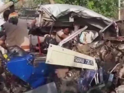 Morena Road Accident: 12 dead and 9 injured in a jeep and tractor accident in morena madhya pradesh | MP: मुरैना में ट्रैक्टर-जीप की भीषण टक्कर से एक ही परिवार के 15 लोगों की मौत