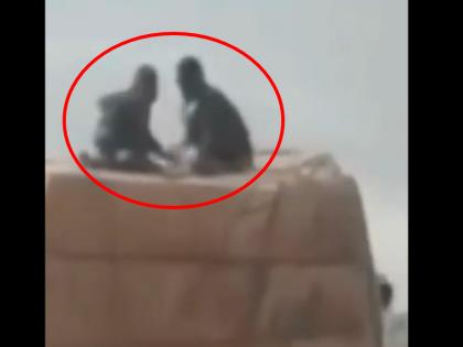 video viral Thieves climbed onto moving truck in fearlessly stolen goods 6 people arrested in Dharashiv Maharashtra | VIDEO: फिल्मी स्टाइल में चलते ट्रक पर चढ़ें चोर, बेखौफ चुरा ले गए सामान; वीडियो वायरल होते ही 6 लोग गिरफ्तार