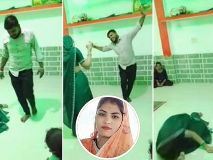 watch Garba Perform ek dusre ka daman nahi chhodenge 19-year-old newlywed wife Sonam dies while dancing with husband Krishna Pal, watch video | Garba Perform: एक-दूसरे का दामन नहीं छोड़ेंगे?, पति कृष्ण पाल के साथ नृत्य करते समय 19 वर्षीय नवविवाहित पत्नी सोनम की मौत, देखिए वीडियो
