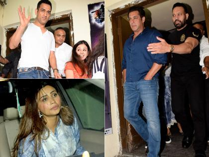 Race 3 Screening Pics: सलमान खान, महेंद्र सिंह धोनी और डेजी शाह समेत ये सितारे आए नजर