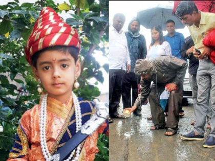 Mumbai rain viral photos, people asks security to travel on road | पिता का दर्द,  मौत की जगह बेटे के लिए रोज रखता है खाना,  मुंबई बारिश की ये तस्वीरें रुला देंगी आपको 