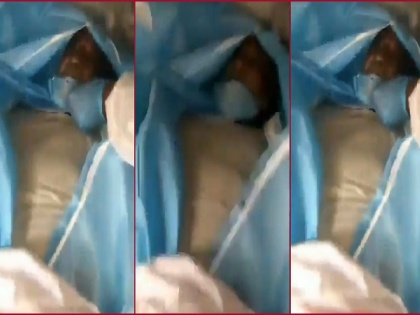mumbai covid A LIVING man taken to cremation centre by BMC social media see video | बीएमसी ने जिंदा आदमी को श्मशान घाट पहुंचाया, सोशल मीडिया पर वीडियो वायरल, लोगों ने लगाई क्लास