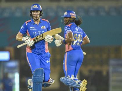 WPL 2025 live score MIW 213-4 GGTW 166-10 Mumbai Indians Women won by 47 runs face final Delhi Capitals on March 15 Gujarat Giants in eliminator | WPL 2025: मुंबई इंडियंस ने फिर तोड़ दिया गुजरात जायंट्स सपना?, 47 रन से हराकर फाइनल में एमआई, 15 मार्च को दिल्ली कैपिटल्स से टक्कर