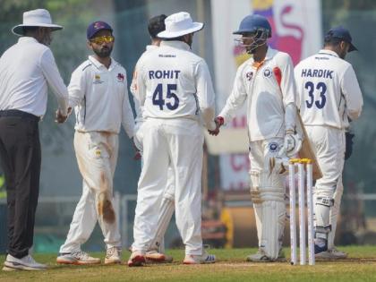 Mumbai Jammu Kashmir Ranji 2025 MUM 120-290 JK 206-207-5 Jammu and Kashmir won 5 wkts Rohit, Rahane, Yashasvi, Iyer, Shardul and Dubey?, 42-time champion | Mumbai vs Jammu and Kashmir Ranji 2025: रोहित, रहाणे, यशस्वी, अय्यर, शार्दुल और दुबे?, सितारों से सजी 42 बार के रणजी चैंपियन मुंबई को जम्मू-कश्मीर ने 5 विकेट से कूटा